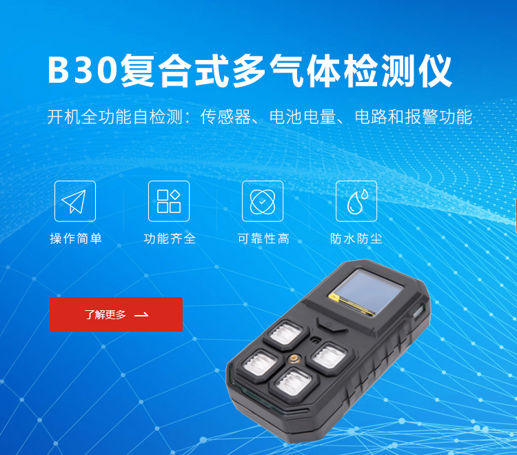 B30便攜式單一氣體檢測(cè)儀